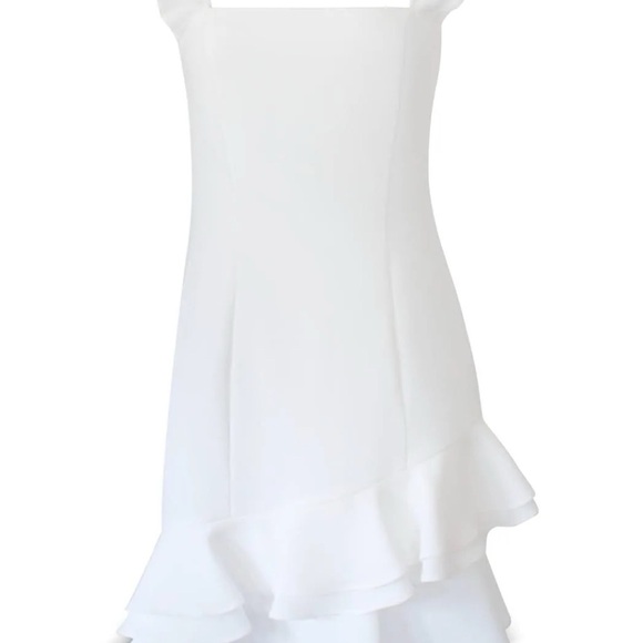 BCBGeneration White Ruffled Mini Sundress - Picture 9 of 9